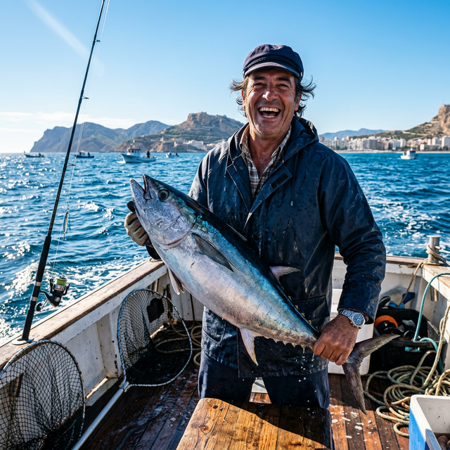 Excursión pesca marítima Alicante
